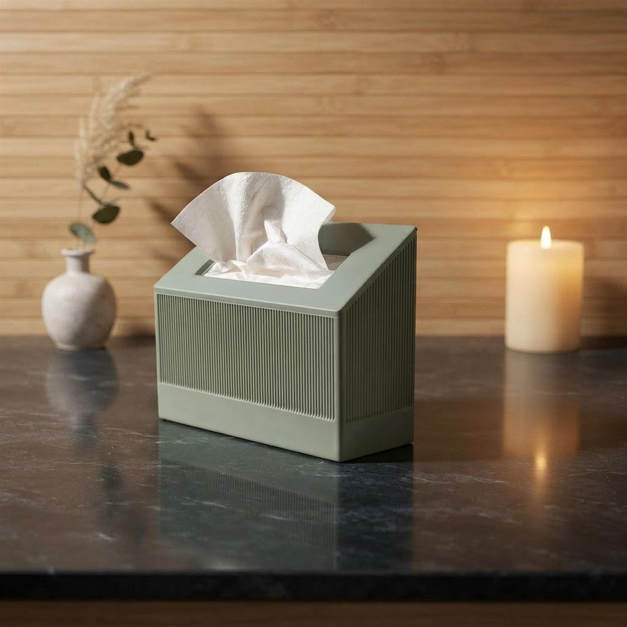 Hand Towel Box Cover, Fits Kleenex 60 Count – photo 8